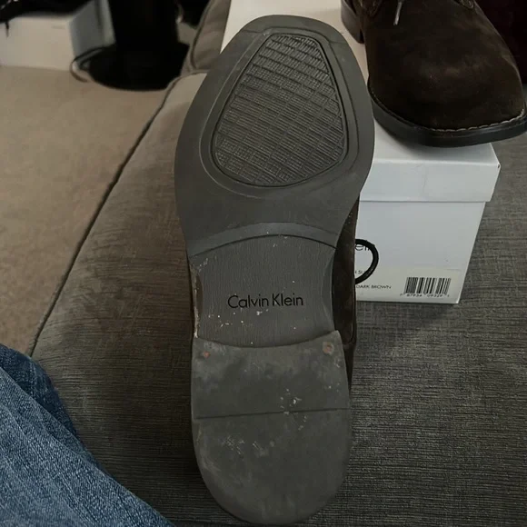 Calvin Klein Mens Suede Boots - Picture 3 of 4